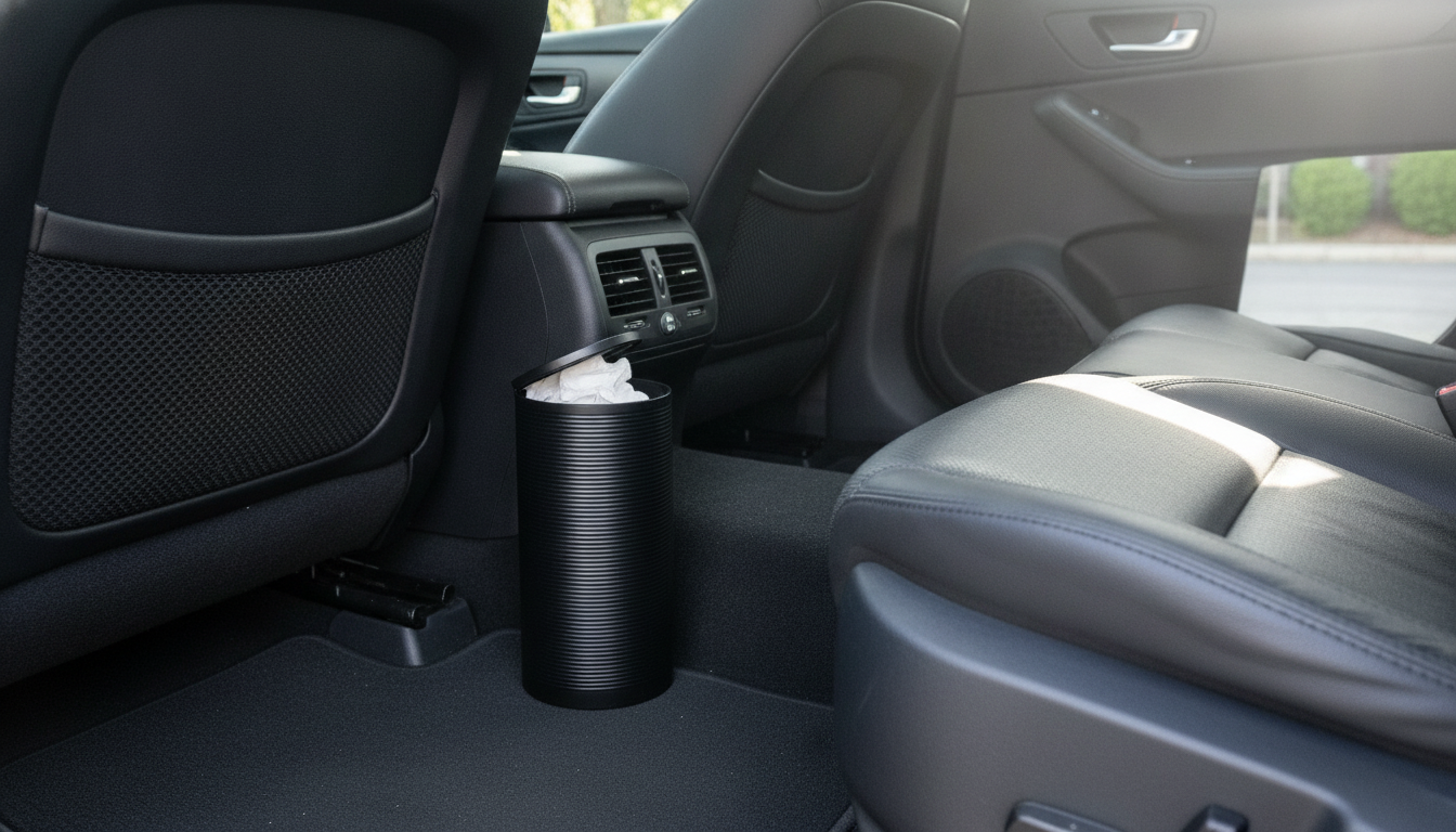 Aluminum Car Trash Can: Keep Your Cabin Clean Daily