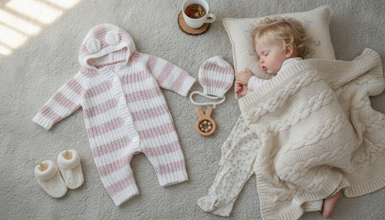 Infant Girl Knit Hooded Romper: Cozy Layering Guide